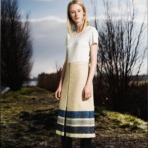 Sea NY Wool midi skirt